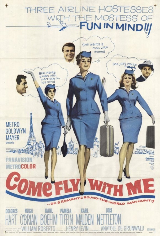 Come Fly with Me Movie Poster Print, 27 x 40