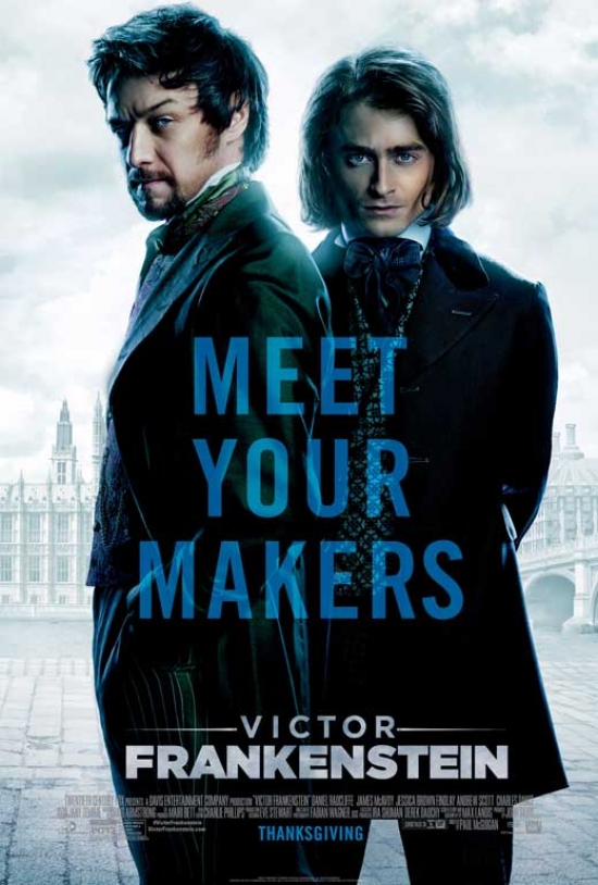 Victor Frankenstein Movie Poster  27 x 40