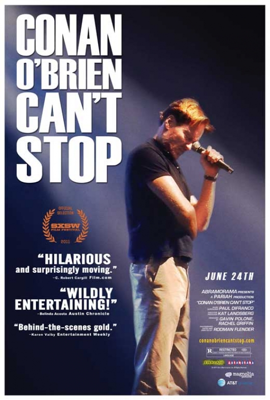 MOVEB74104 Conan OBrien Cant Stop Movie Poster, 11 x 17