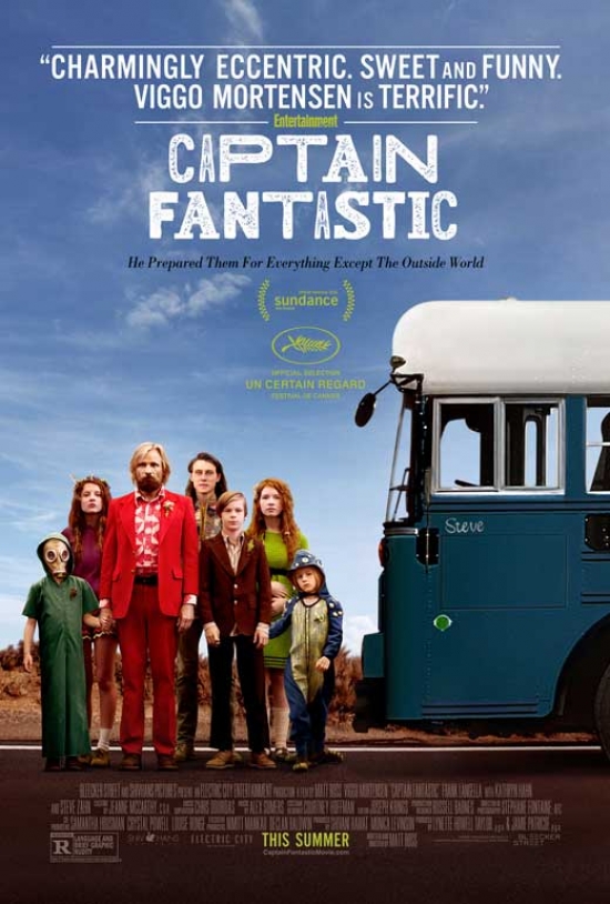 Captain Fantastic Movie Poster 27 x 40
