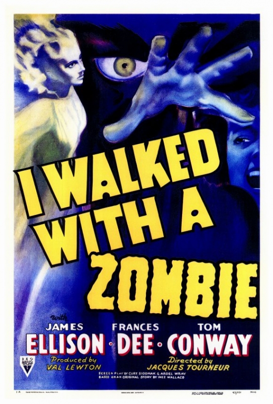 MOVEF8179 I Walked with A Zombie Movie Poster Print, 27 x 40 -  Pop Culture Graphics