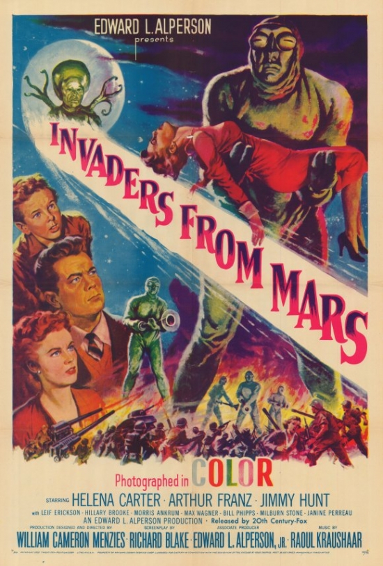 MOVGG1621 Invaders From Mars Movie Poster Print, 27 x 40
