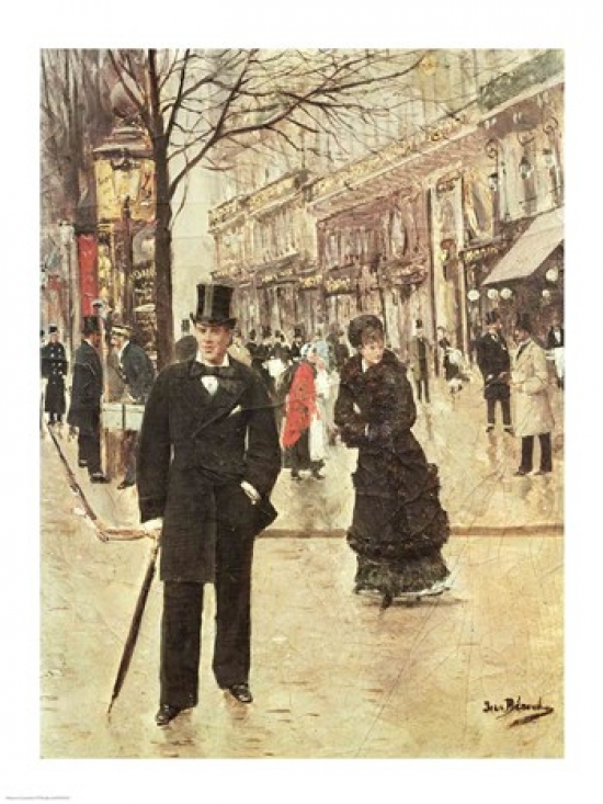 Picture of Posterazzi BALXIR167816 On The Boulevard Poster Print by Jean Beraud - 18 x 24 in.