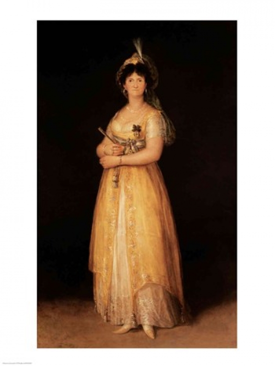 Picture of Posterazzi BALXIR169039 Portrait of Queen Maria Luisa Poster Print by Francisco De Goya - 18 x 24 in.