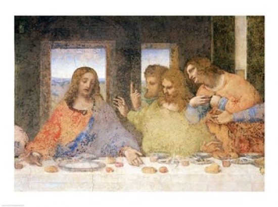 BALBAL230519LARGE The Last Supper Post Restoration Poster Print by Leonardo Da Vinci - 36 x 24 in. - Large