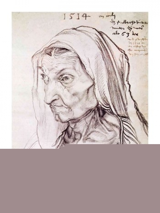 Picture of Posterazzi BALXIR175076 Portrait of The Artists Mother 1514 Poster Print by Albrecht Durer - 18 x 24 in.