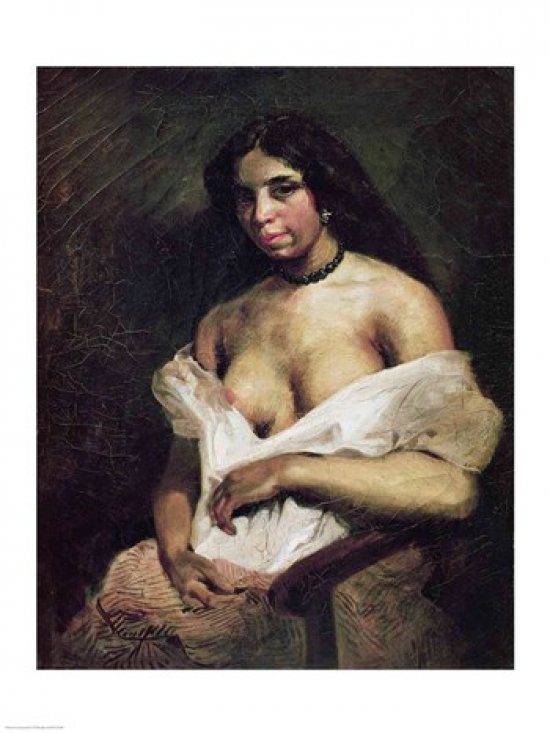 Picture of Posterazzi BALXIR176640 A Mulatto Woman Poster Print by Eugene Delacroix - 18 x 24 in.