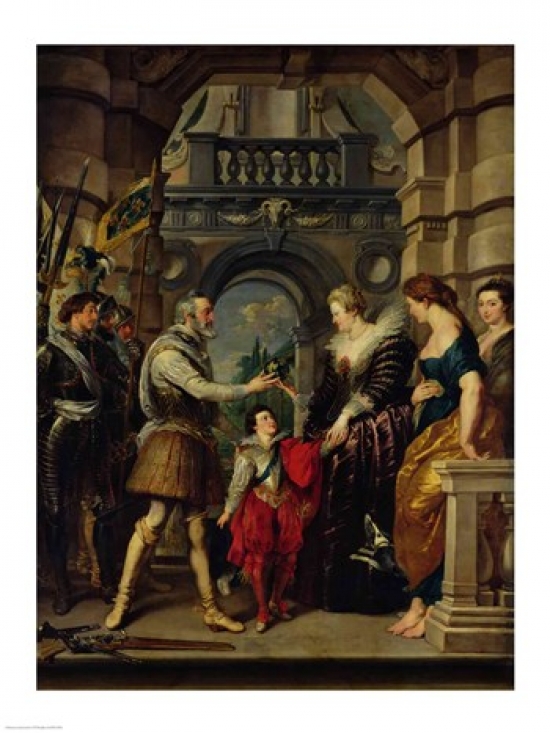Picture of Posterazzi BALXIR17695 The Medici Cycle Henri IV Poster Print by Peter Paul Rubens - 18 x 24 in.