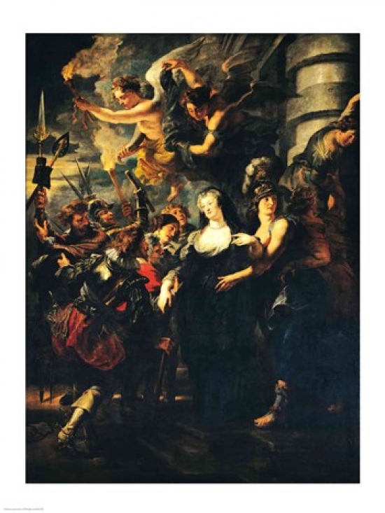 Picture of Posterazzi BALXIR17705 The Medici Cycle Marie De Medici Poster Print by Peter Paul Rubens - 18 x 24 in.