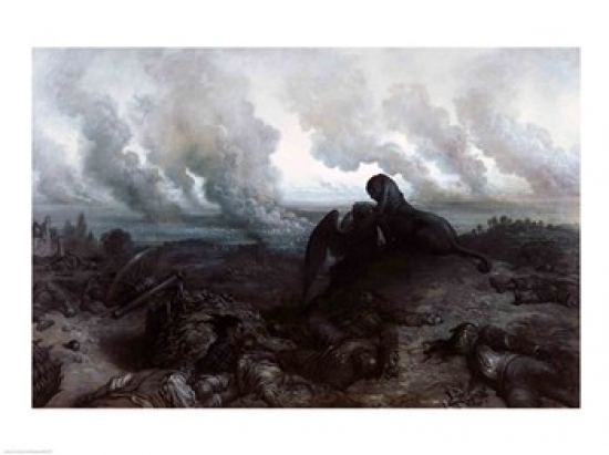Picture of Posterazzi BALXIR178747 The Enigma 1871 Poster Print by Gustave Dore - 24 x 18 in.