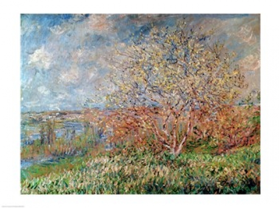 Spring 1880-82 Poster Print by Claude Monet 24 x 18 in.