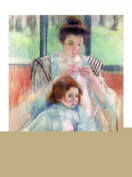Picture of Posterazzi BALXIR18952LARGE Mother & Child Poster Print by Mary Cassatt - 24 x 36 in. - Large