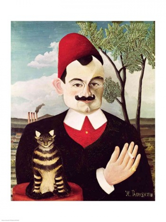 Picture of Posterazzi BALXIR196287 Portrait of Pierre Loti Poster Print by Henri Rousseau - 18 x 24 in.