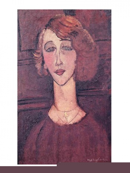 Renee 1917 Poster Print by Amedeo Modigliani - 18 x 24 in.