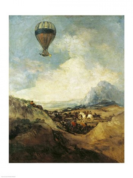 The Balloon Poster Print by Francisco De Goya - 18 x 24 in.
