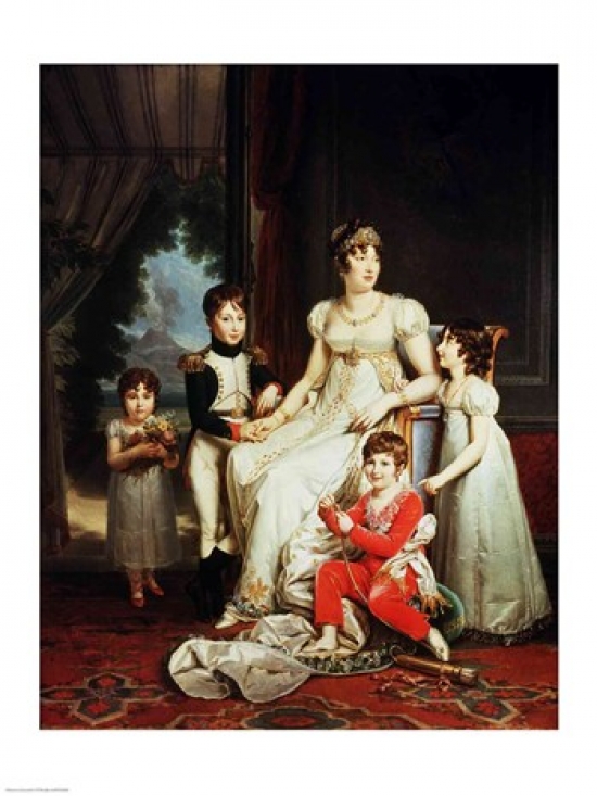 Picture of Posterazzi BALXIR198485 Caroline Bonaparte Poster Print by Francois Gerard - 18 x 24 in.