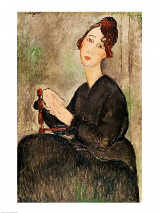 Picture of Posterazzi BALXIR204968 Portrait of Dedie Hayden 1918 Poster Print by Amedeo Modigliani - 18 x 24 in.