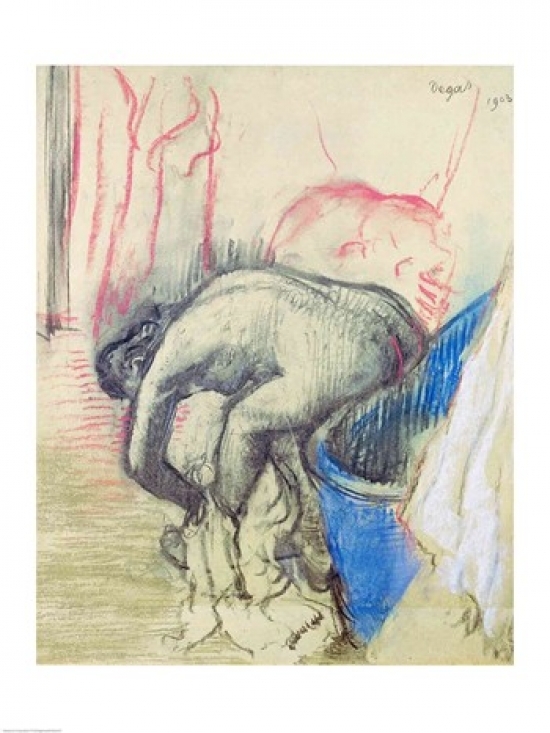 Picture of Posterazzi BALXIR205478LARGE After The Bath 1903 Poster Print by Edgar Degas - 24 x 36 in. - Large