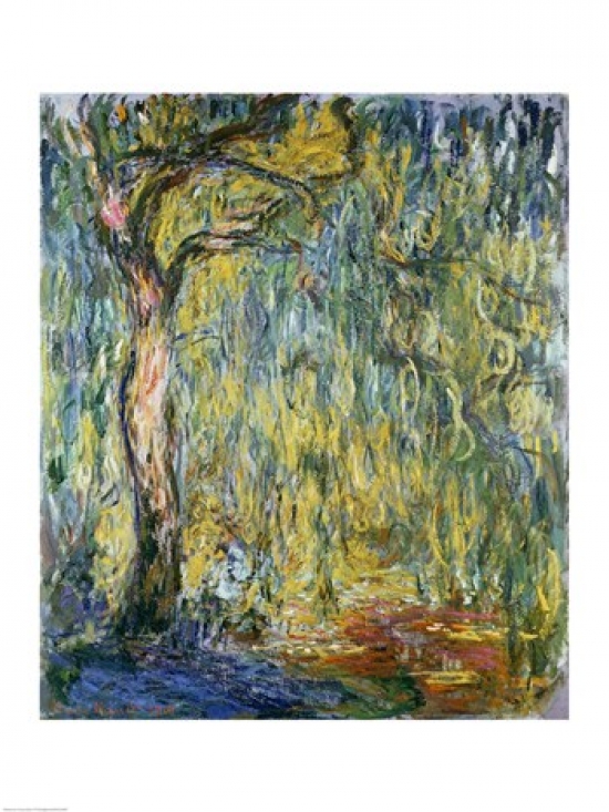 Picture of Posterazzi BALXIR214807 The Large Willow at Giverny 1918 Poster Print by Claude Monet - 18 x 24 in.