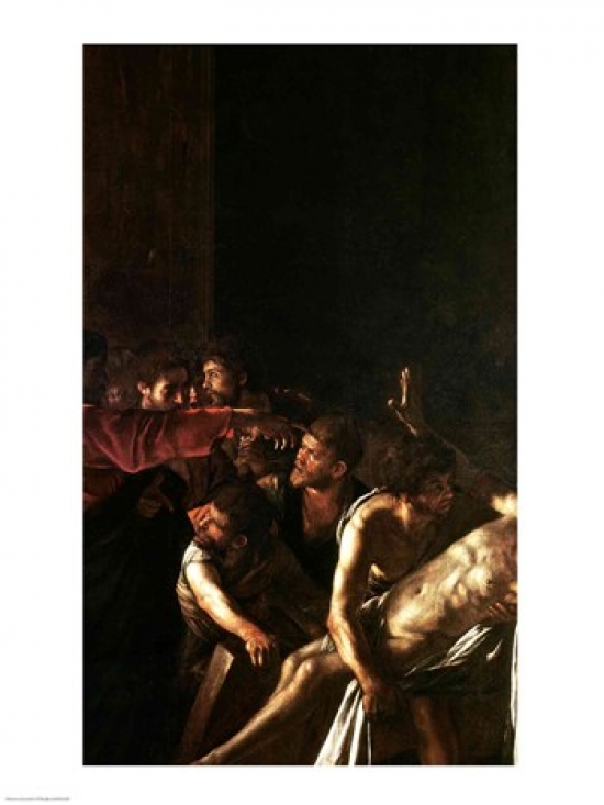 Picture of Posterazzi BALXIR232095 Resurrection of Lazarus Detail Poster Print by Caravaggio - 18 x 24 in.