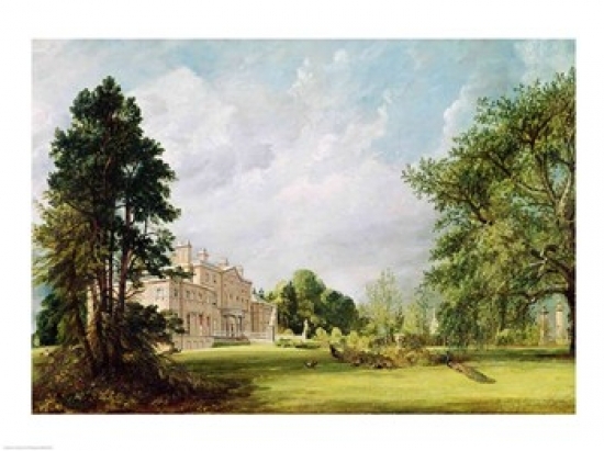 Malvern Hall Warwickshire 1821 Poster Print by John Constable - 36 x 24 in. - Large