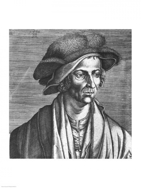Picture of Posterazzi BALXIR253271 Portrait of Joachim Patinir 1521 Poster Print by Albrecht Durer - 18 x 24 in.