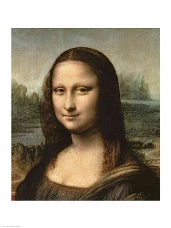 Mona Lisa Poster Print by Leonardo Da Vinci - 18 x 24 in.