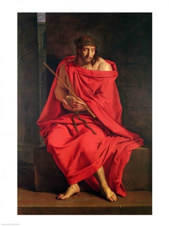 Picture of Posterazzi BALXIR307962LARGE Jesus Mocked Poster Print by Philippe De Champaigne - 24 x 36 in. - Large