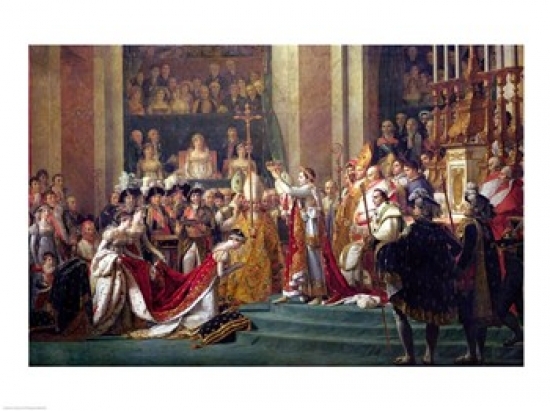 Picture of Posterazzi BALXIR31844LARGE The Consecration of The Emperor Napoleon Poster Print by Jacques-Louis David - 36 x 24 in. - Large