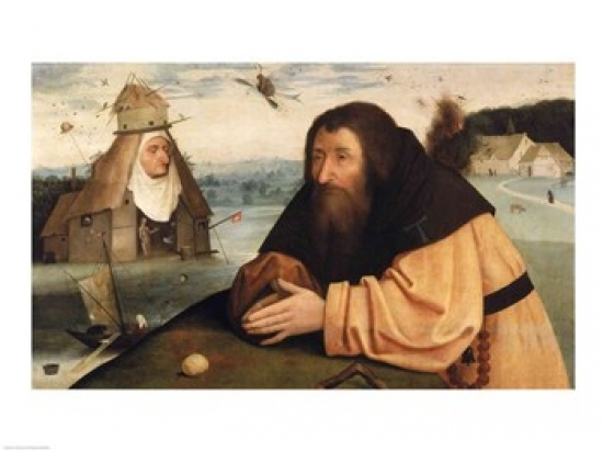 Picture of Posterazzi BALXIR3428LARGE The Temptation of St. Anthony Poster Print by Hieronymus Bosch - 36 x 24 in. - Large