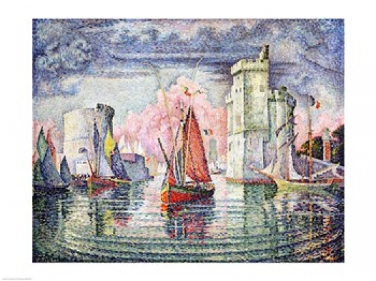 Picture of Posterazzi BALXIR37012 The Port at La Rochelle 1921 Poster Print by Paul Signac - 24 x 18 in.