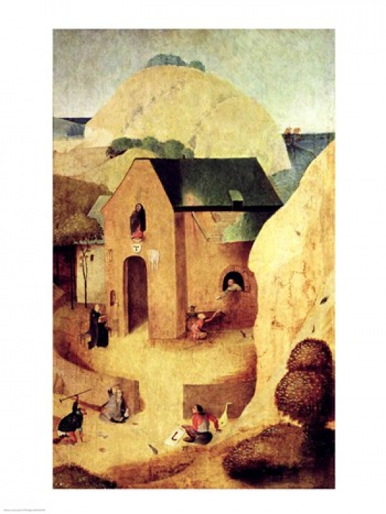 An Antonian Priory Poster Print by Hieronymus Bosch 18 x 24 in.