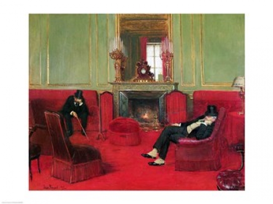 Picture of Posterazzi BALXIR38922 The Club 1911 Poster Print by Jean Beraud - 24 x 18 in.