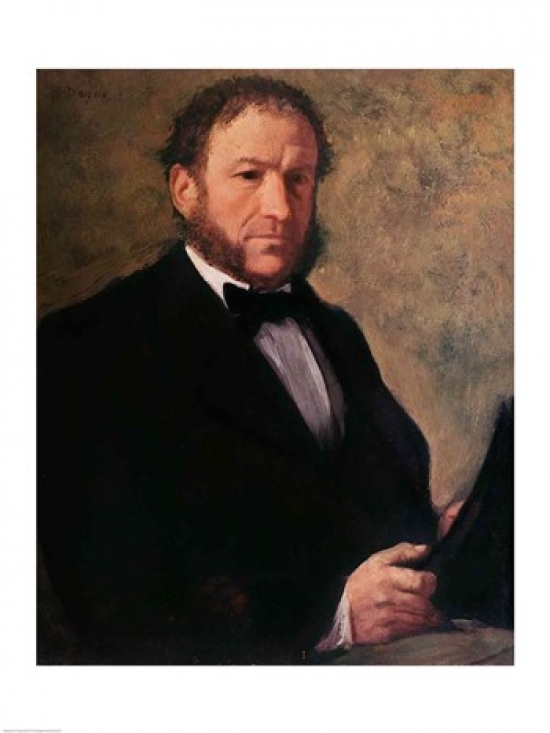 BALXIR165155 Portrait of Monsieur Ruelle 1861 Poster Print by Edgar Degas - 18 x 24 in -  Posterazzi