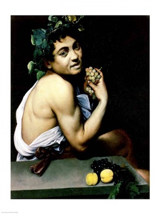 Picture of Posterazzi BALXIR55903LARGE The Sick Bacchus 1591 Poster Print by Caravaggio - 24 x 36 in. - Large