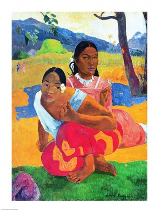 Picture of Posterazzi BALXIR60999 Nafea Faaipoipo Poster Print by Paul Gauguin - 18 x 24 in.