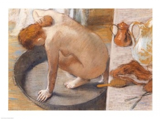 Picture of Posterazzi BALXIR64182LARGE The Tub 1886 Poster Print by Edgar Degas - 36 x 24 in. - Large