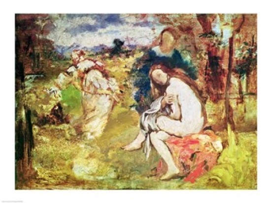 BALXIR74961LARGE Study for The Surprised Nymph 1860 Poster Print by Edouard Manet - 36 x 24 in. - Large