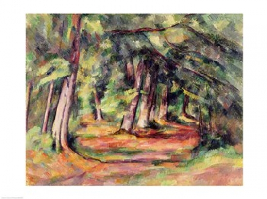 Picture of Posterazzi BALXIR169054 Sous-Bois Poster Print by Paul Cezanne - 24 x 18 in.