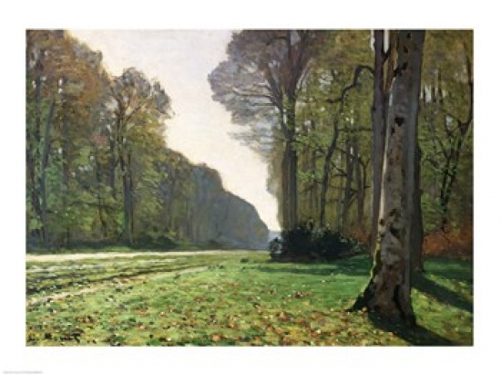 Picture of Posterazzi BALXIR82370 The Road To Bas-Breau Fontainebleau Le Pave De Chailly C.1865 Poster Print by Claude Monet - 24 x 18 in.