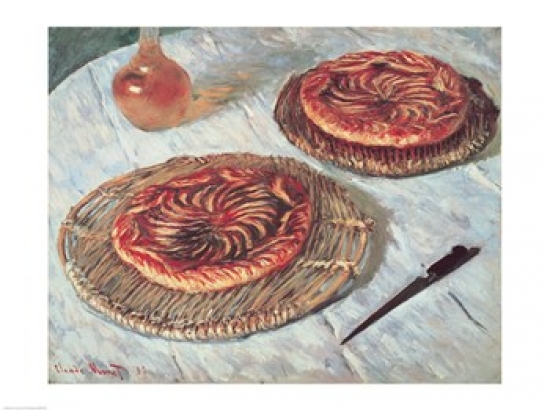 Fruit Tarts 1882 Poster Print by Claude Monet - 24 x 18 in.