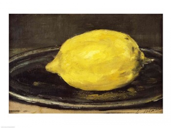 The Lemon 1880 Poster Print by Edouard Manet - 24 x 18 in.