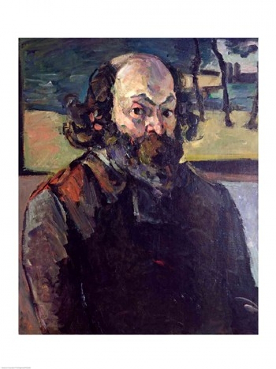 Self Portrait Poster Print by Paul Cezanne - 24 x 36 in. - Large