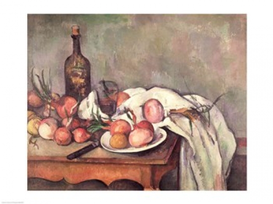 Picture of Posterazzi BALXIR160595 Still Life with Onions C.1895 Poster Print by Paul Cezanne - 24 x 18 in.