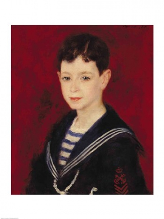 Picture of Posterazzi BALXIR161376 Portrait of Fernand Halphen Poster Print by Pierre-Auguste Renoir - 18 x 24 in.
