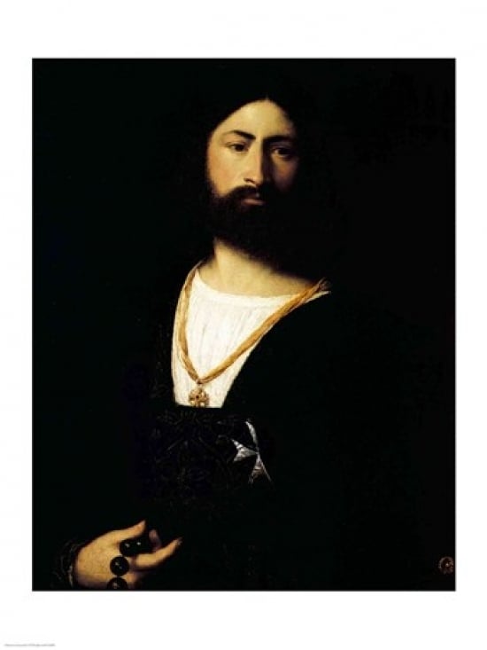 BALXJL60899LARGE Knight of The Order of Malta Poster Print by Titian - 24 x 36 in. - Large