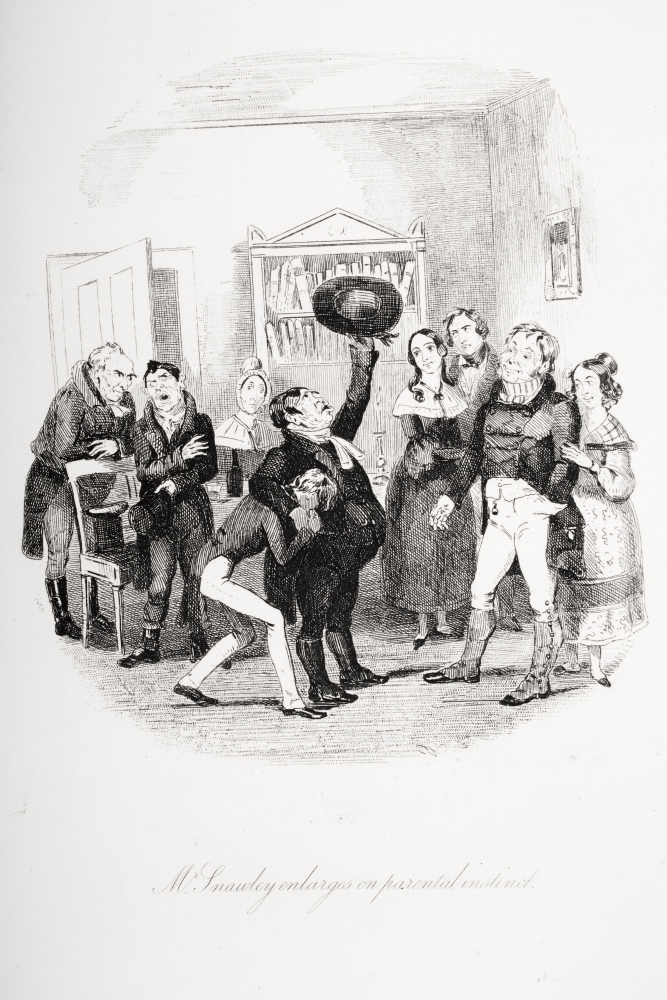 DPI1860152LARGE Mr. Snawley Enlarges on Parental Instinct. Illustration From the Charles Dickens Poster Print, 24 x 36