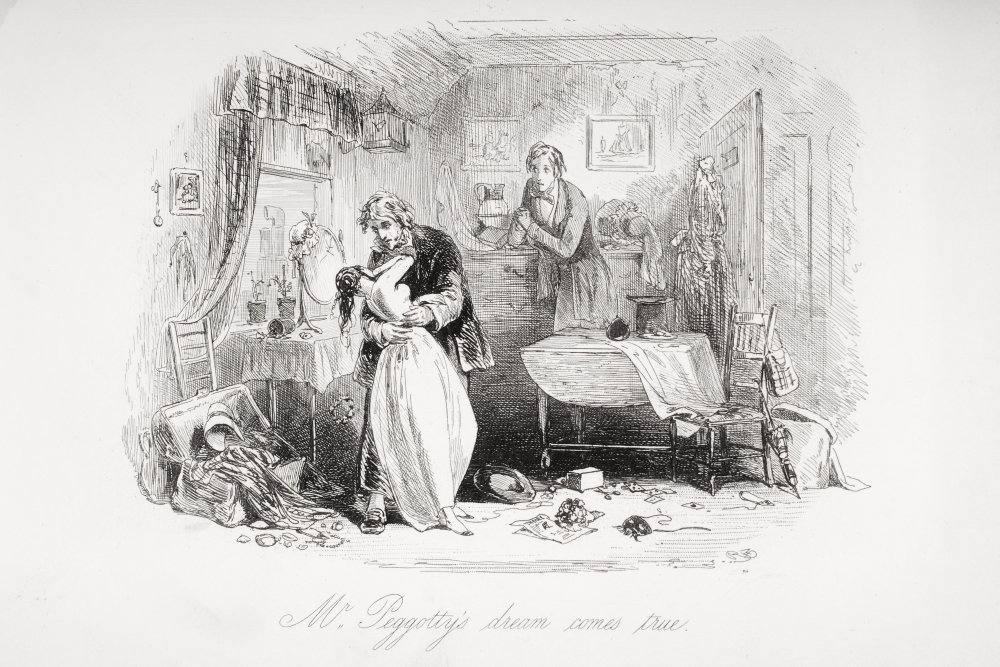 DPI1860183LARGE Mr. Peggottys Dream Comes True. Illustration From the Charles Dickens Novel Poster Print, 36 x 24