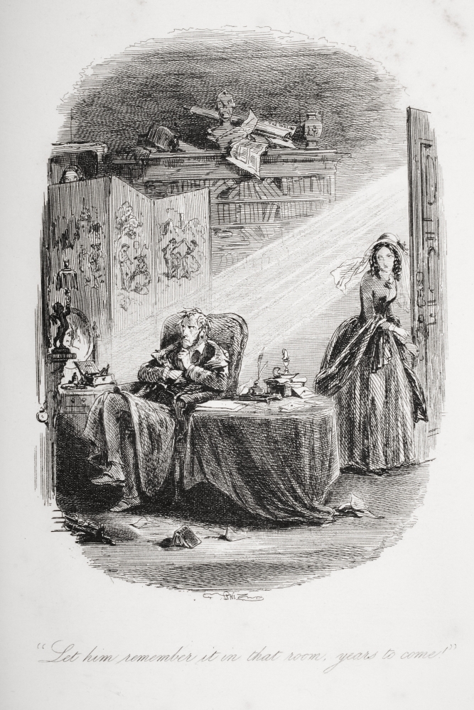 DPI1860160LARGE Let Him Remember It In That Room Years to Come. Illustration From the Charles Poster Print, 24 x 36