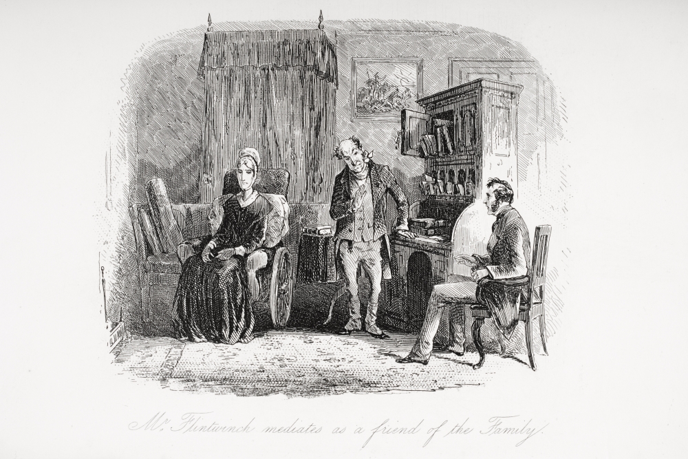 From the Charles Dickens Novel Little Dorrit. Poster Print, 36 x 24